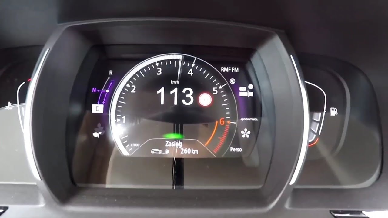 Renault Espace 1.6 TCE 200Hp Acceleration Sport/Normal mode 0-120 Km/h