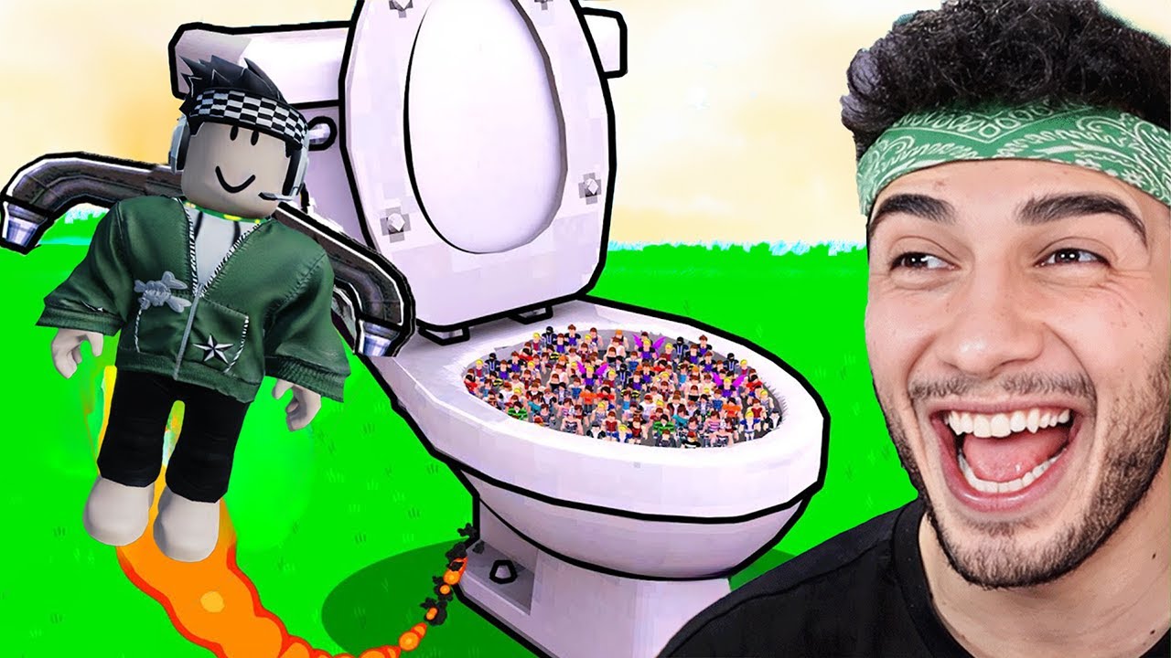 100 KİŞİ TUVALETTEN ÇIKAN KAZANIR! - Roblox