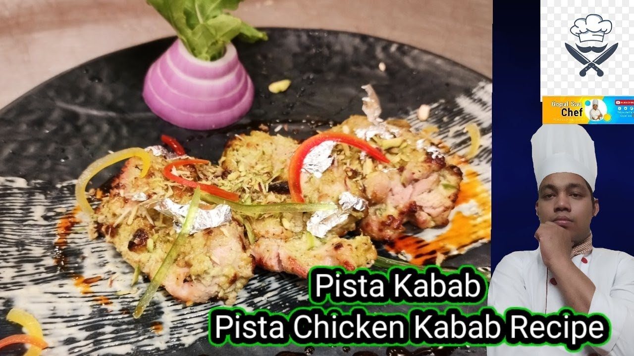 Pista Chicken Kabab Recipe | Pista Kabab | Pista Murgh Tikka | Restaurant style Pista Chicken Kabab