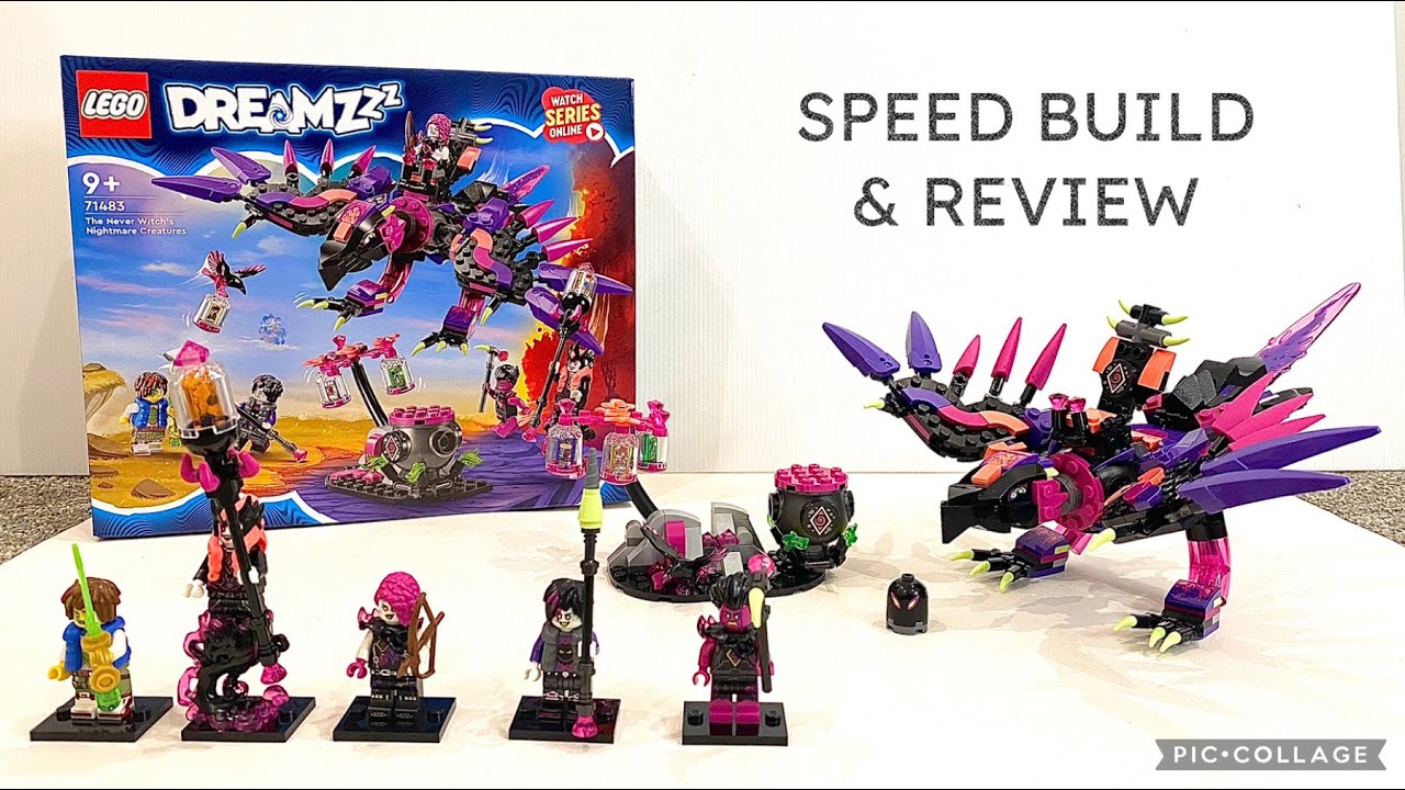 2024 LEGO DreamZzz 71483 The Never Witch's Nightmare Creatures SPEED BUILD & REVIEW!!!