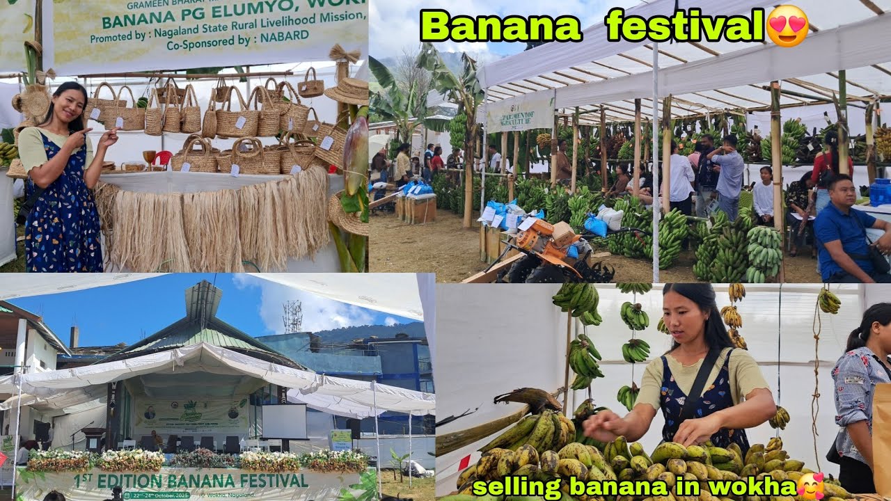 First  Banana Festival In Wokha Nagaland //Yummiest 🍌🍌❤️