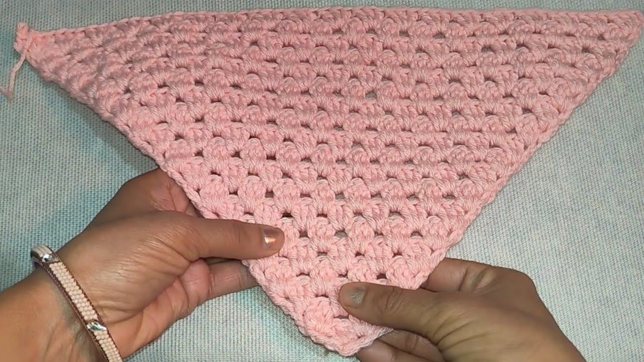 क्रोशिए से सिखे आसान पैटर्न // Triangle crochet pattern /Indian crochet @ SumanBalaCrochet