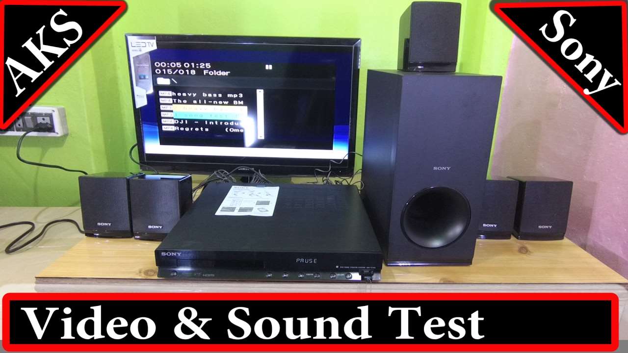 Звуковой тест домашнего DVD-кинотеатра Sony TZ 145 5.1 от AKS