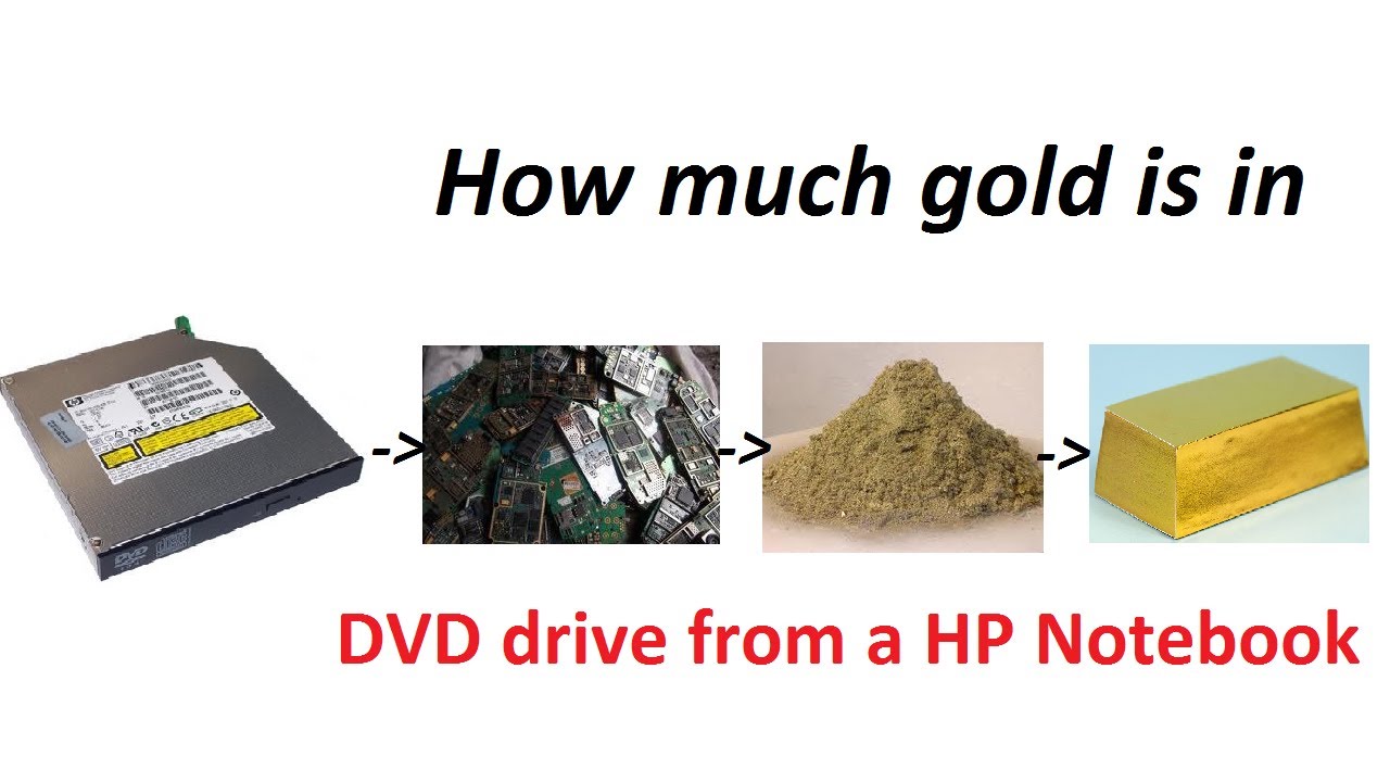 Scraping a HP DVD drive in search of gold (HD)