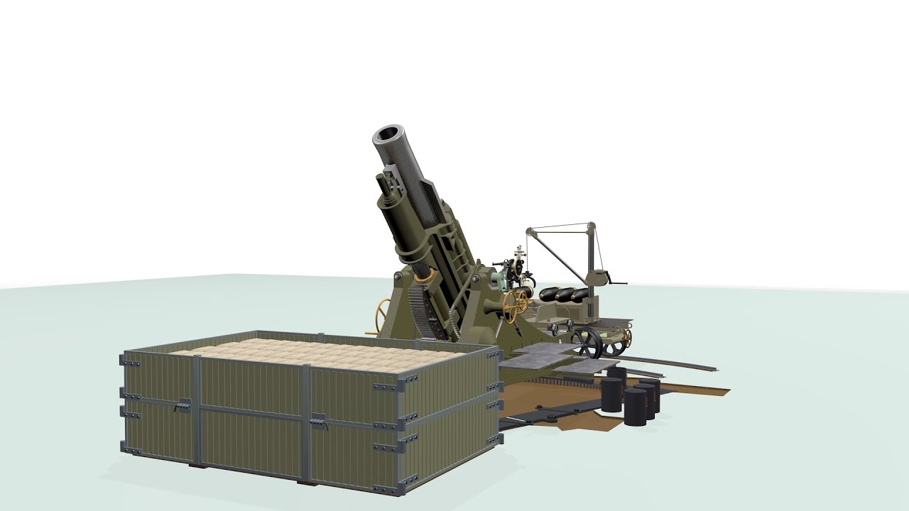 12 inch Siege Howitzer, 1916