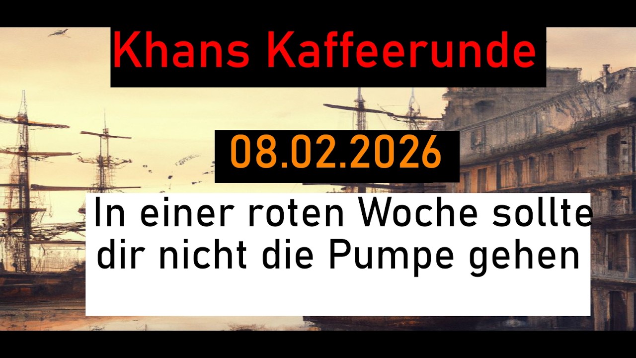 In einer roten Woche sollte dir nicht die Pumpe gehen - Khans Kaffeerunde vom 08.02.2026