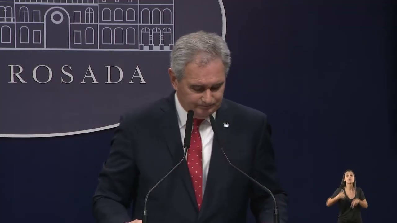 Manuel Adorni: Conferencia de prensa - Jefe de gabinete