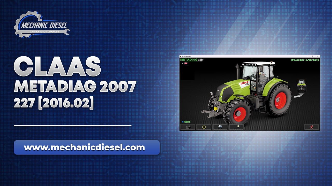 Exploration of CLAAS METADIAG 2007 227 [2016.02] Software Features