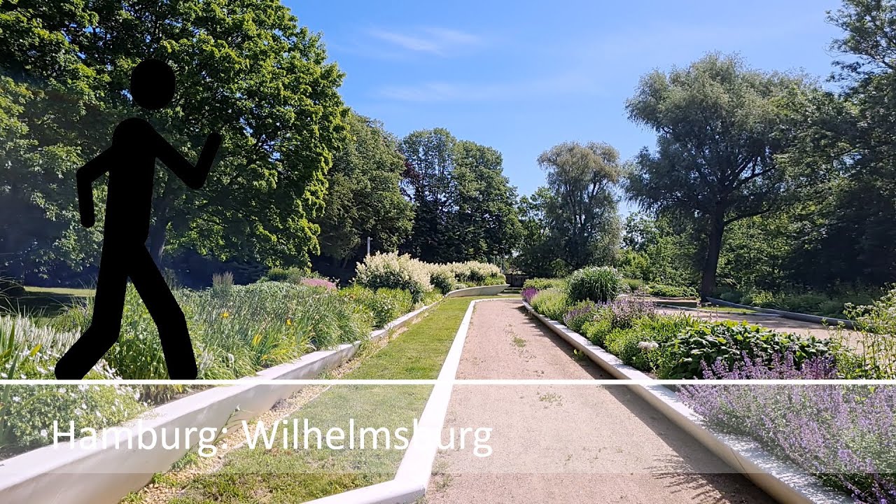Der Geher in Hamburg: Wilhelmsburg