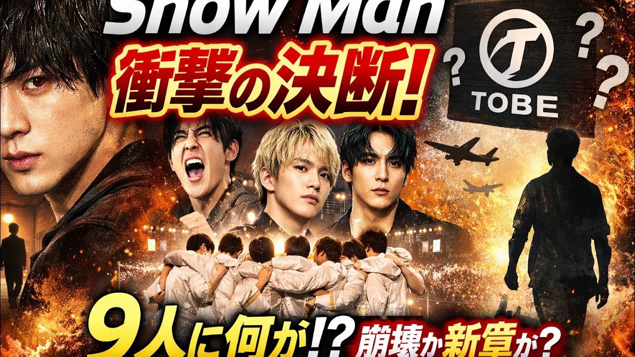 🔥💥緊急速報！Snow Manに衝撃の決断か！？9人の未来に何が起きているのか…❄️😱