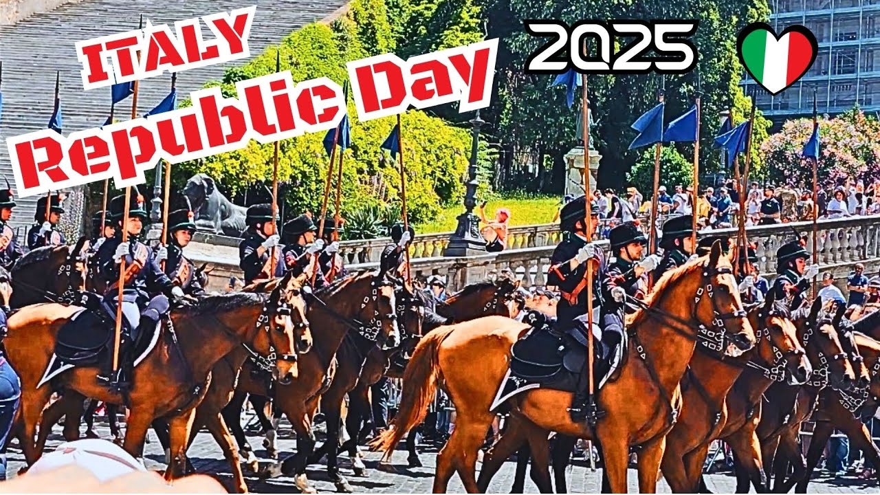 Italian Republic Day parade at Rome | Italy Rome | Military Parade #travel