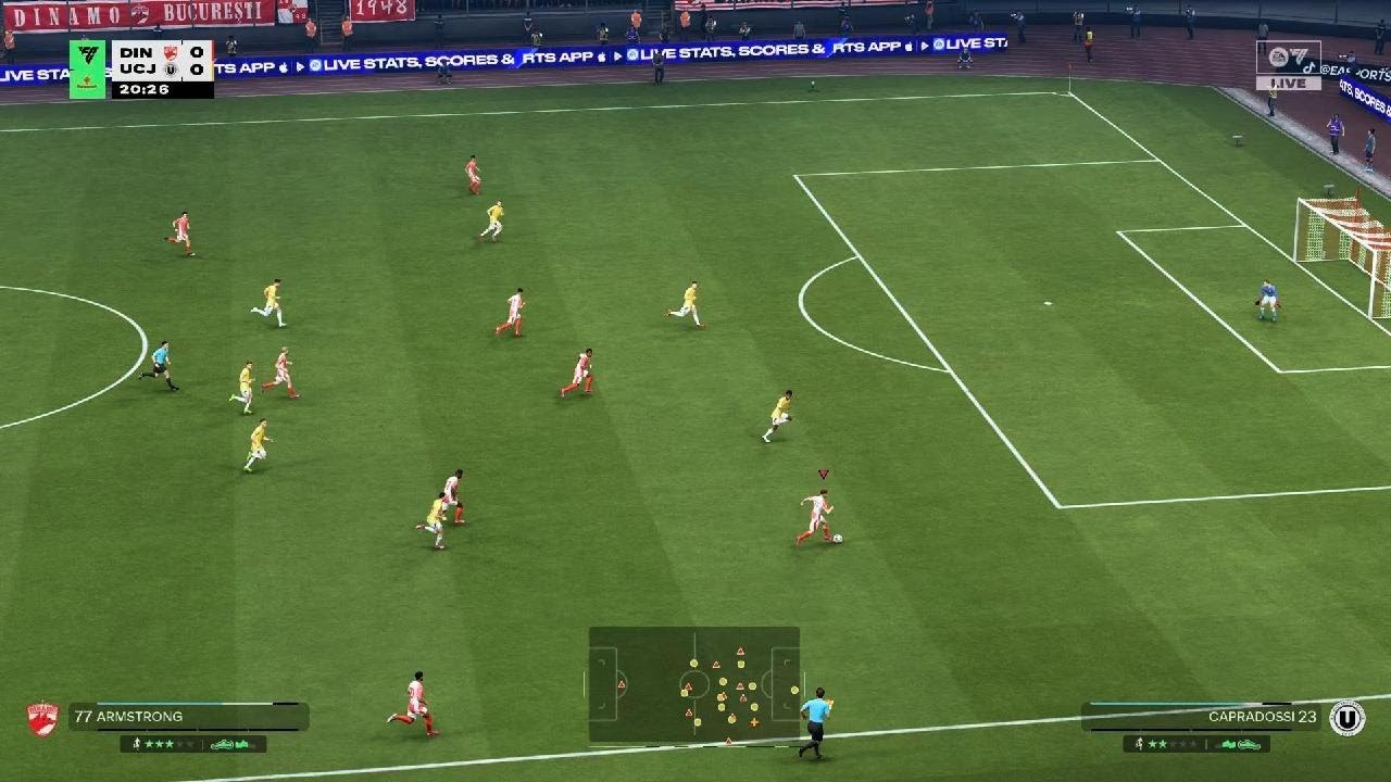 Dinamo vs u Cluj