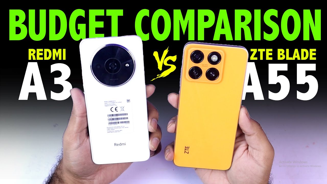 ZTE Blade A55 Vs Redmi A3 ⚡️Budget Comparison Full | Speed Test & Camera Test ‼️