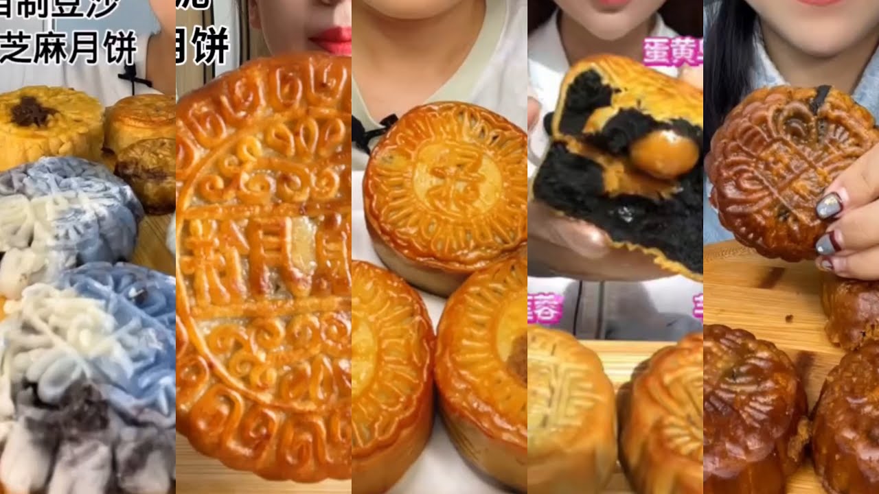 Mukbang ~ moon cake 🥮 #84