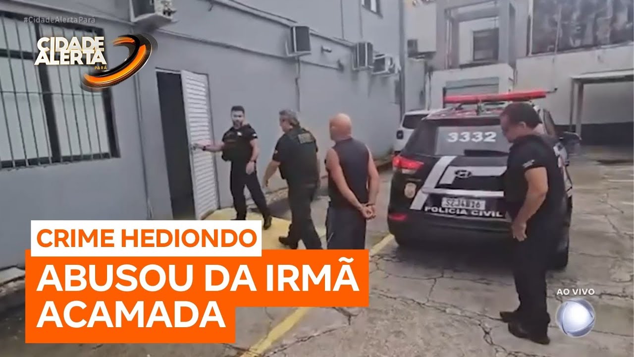 Homem é preso suspeito de atacar a irmã acamada em Ananindeua (PA)
