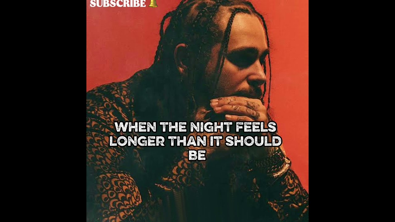 Post Malone - Run To Me (Official Music Lyrics)