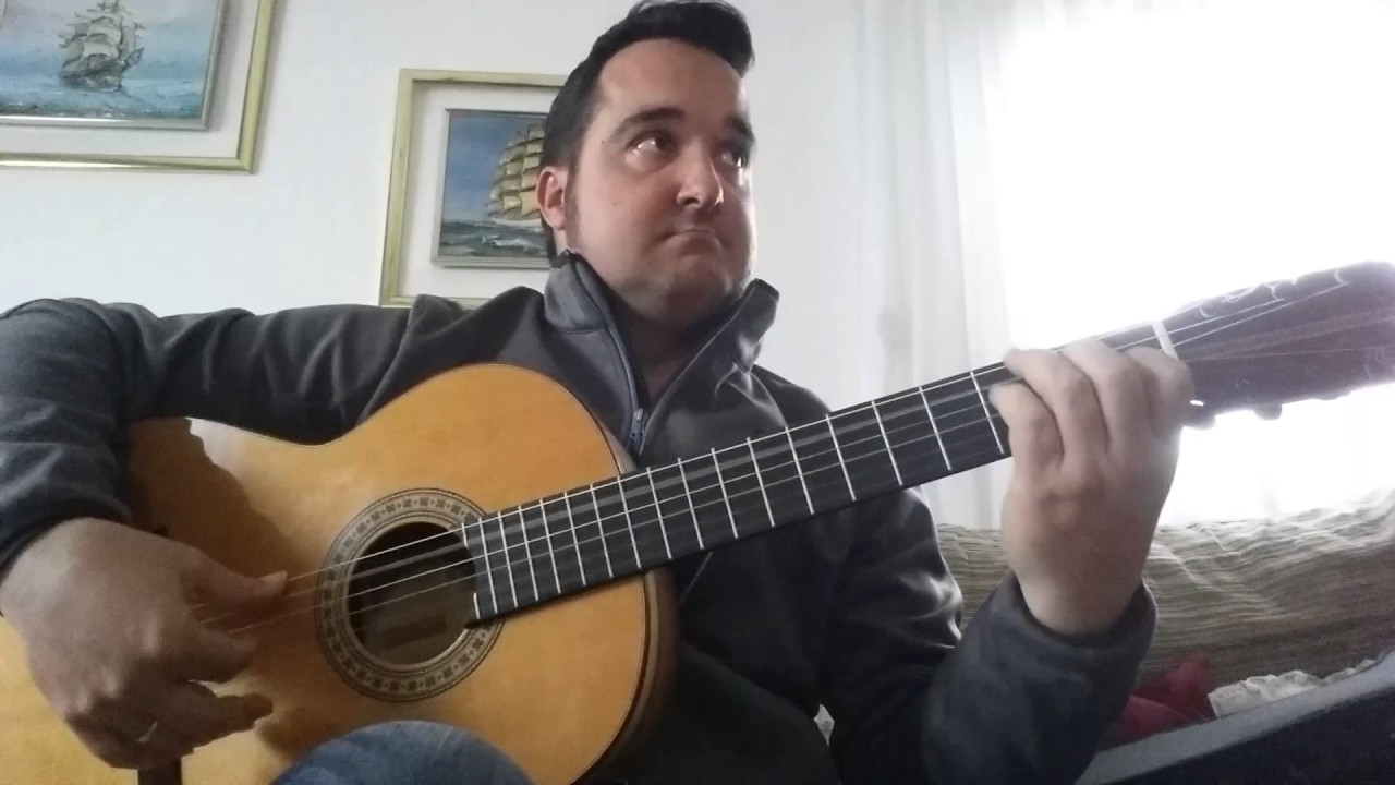 Juan Montes guitar Red Gum
