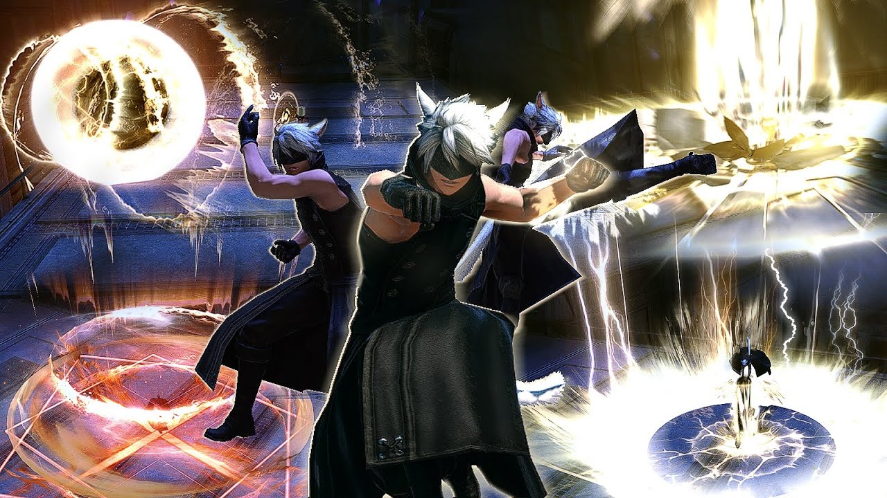 FFXIV - [MNK] Nier Automata MONK Ability VFX MOD