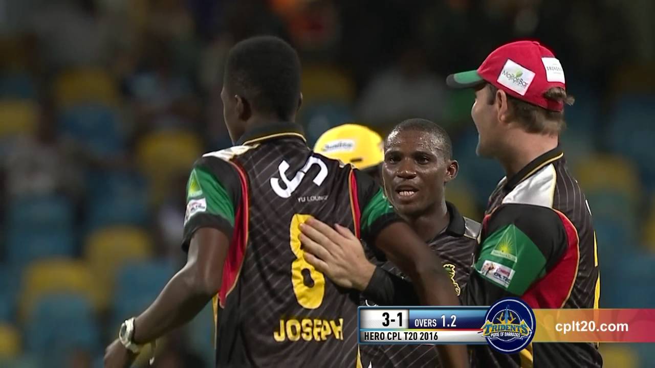 Teenage tearaway Alzarri Joseph strikes early