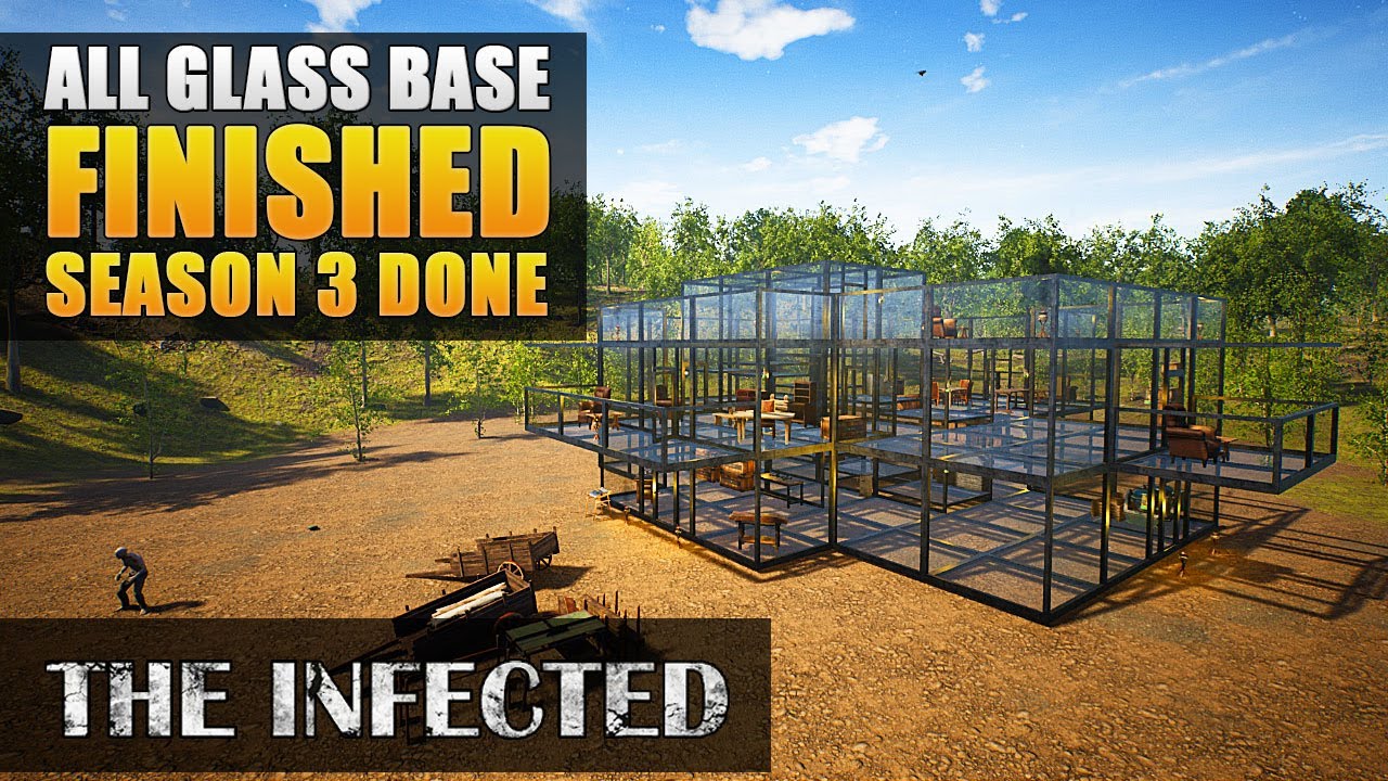 GLASS BASE FINISHED | Base Building | The Infected Gameplay | S3 EP110