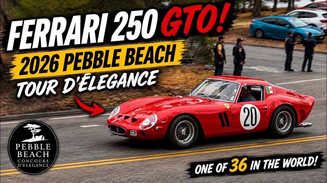 2026 Pebble Beach Tour D&rsquo;Elegance Full Tour Monterey Car Week