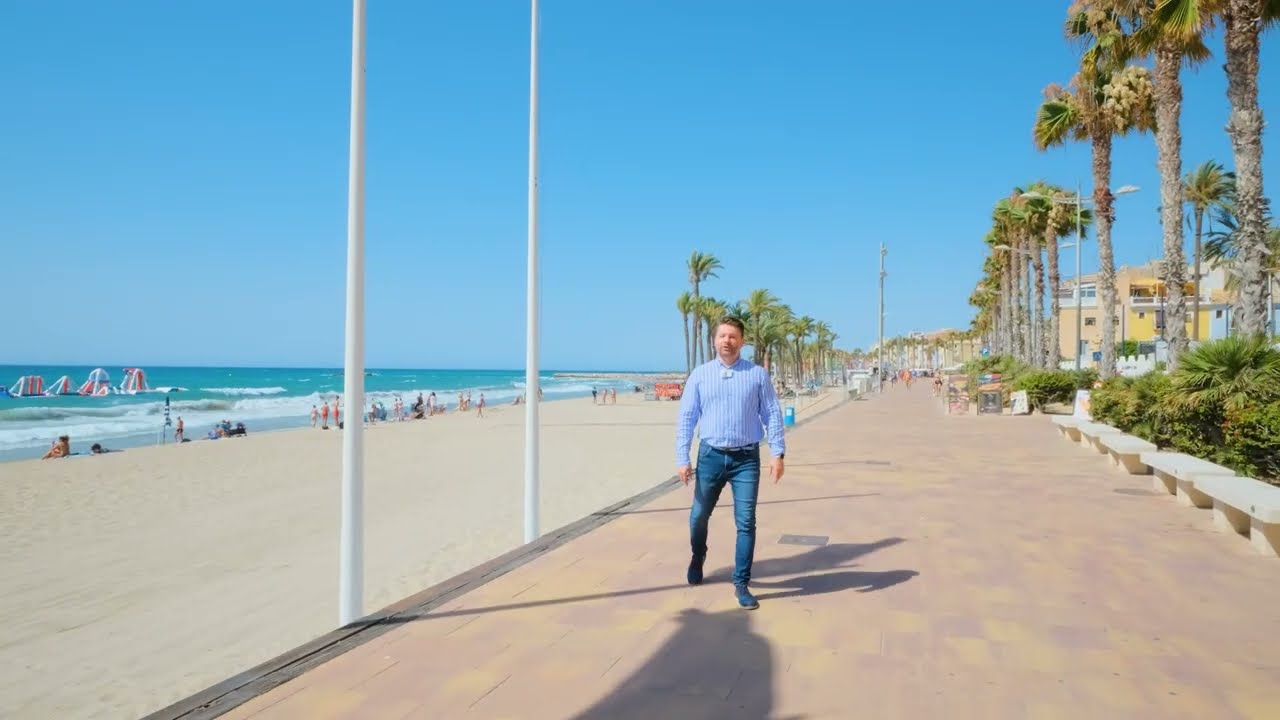 For sale Beachfront apartment in La villajoyosa, Alicante Spain.