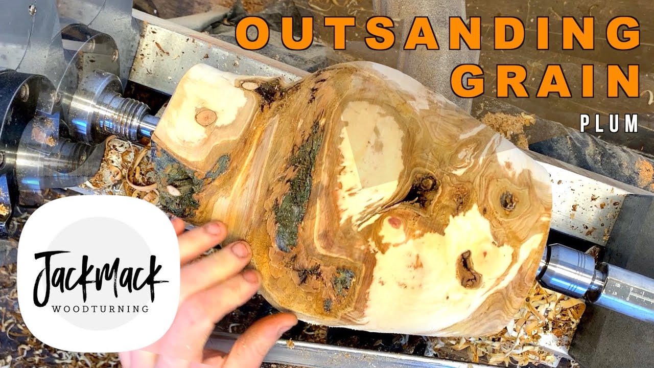 Woodturning - Marbled Plum crown!!