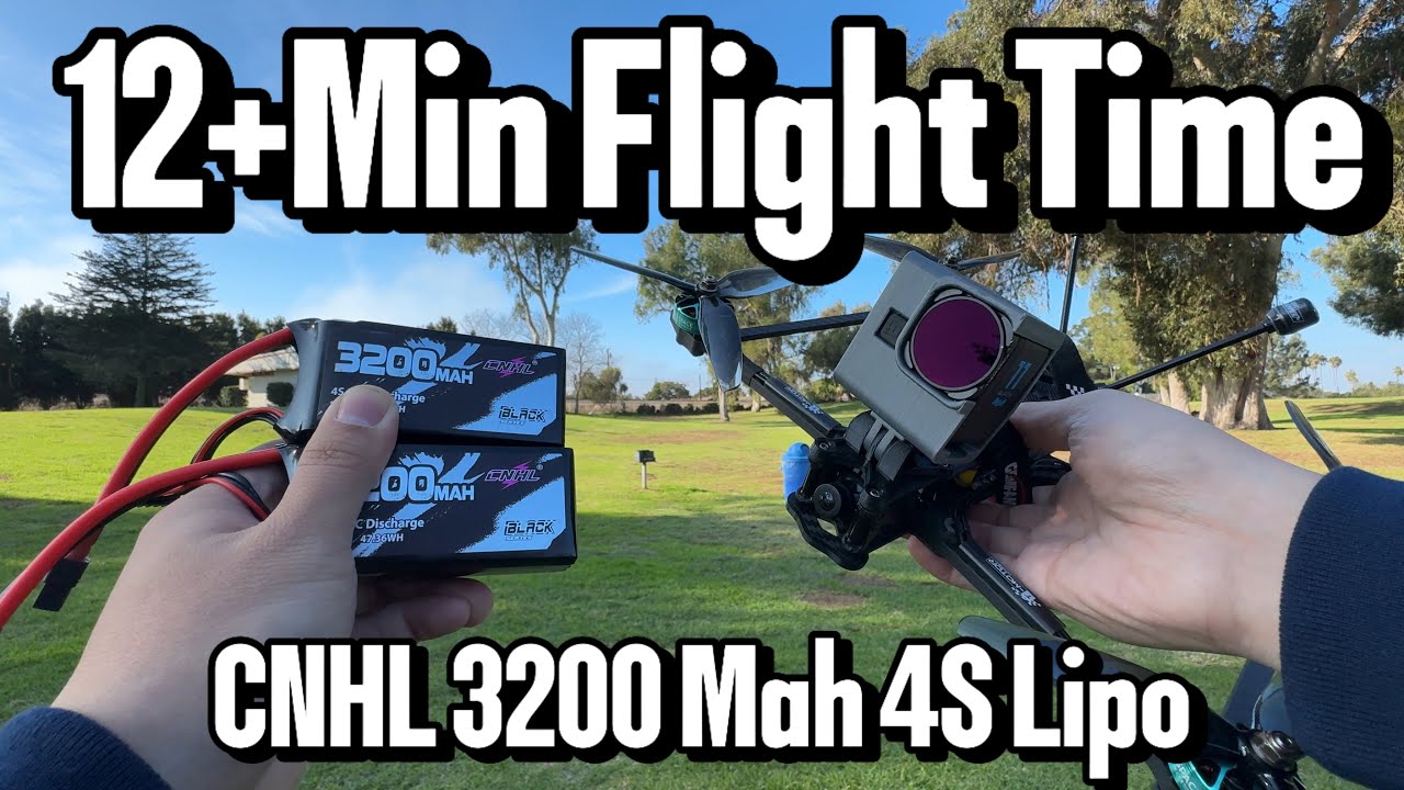 12+ Minute Flights - CNHL 3200mAh 4S Shorty LiPo | Full Test & Review | HGLRC Rekon 7 FPV