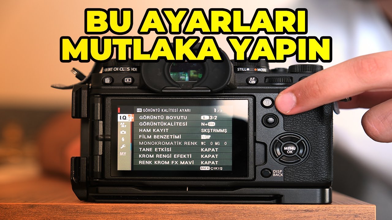Fujifilm Fotoğraf Makinesi Ayarlarım| Kameranız için önemli Ayarlar (10 ÖNEMLİ AYAR)