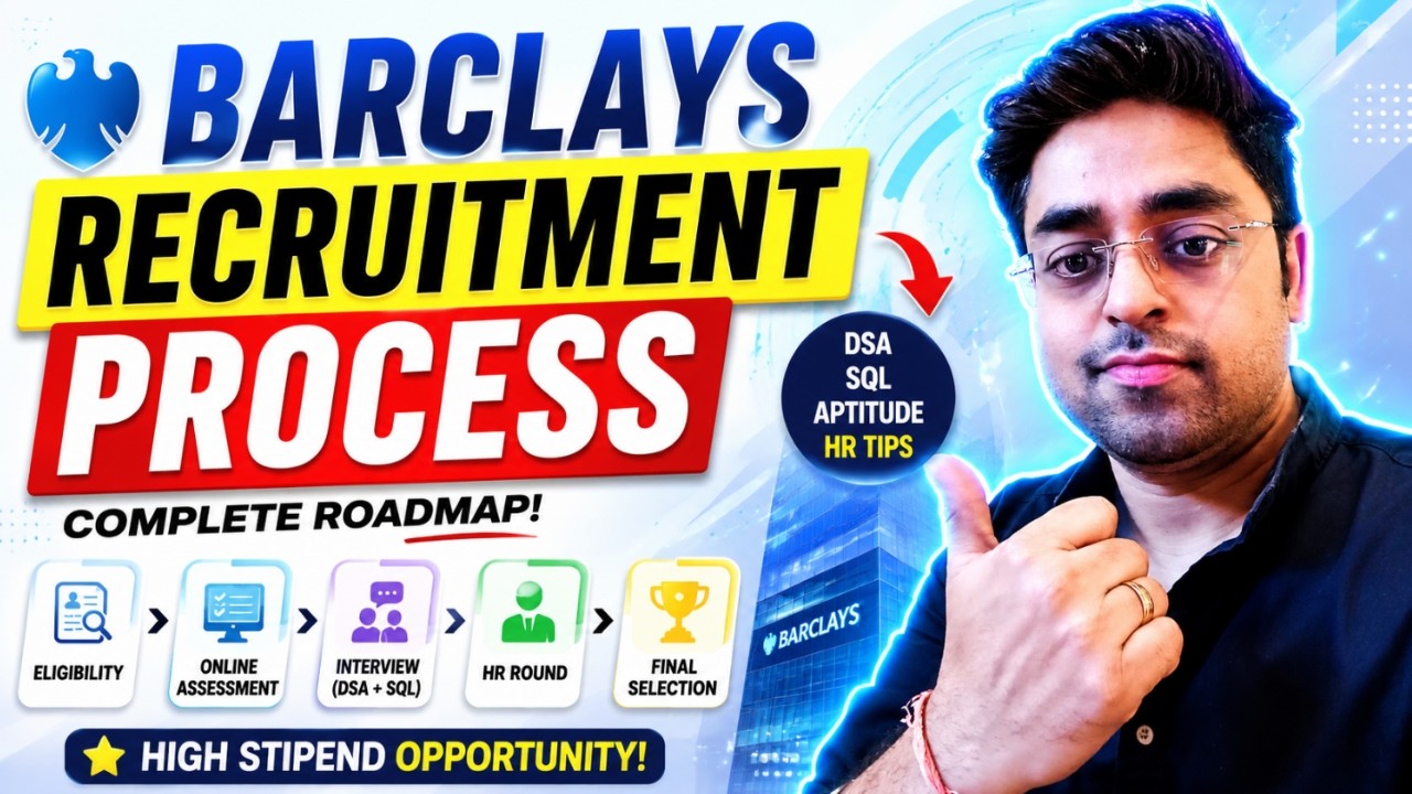Barclays Recruitment Process | OA, Interview, HR Round & Selection Strategy Explained
