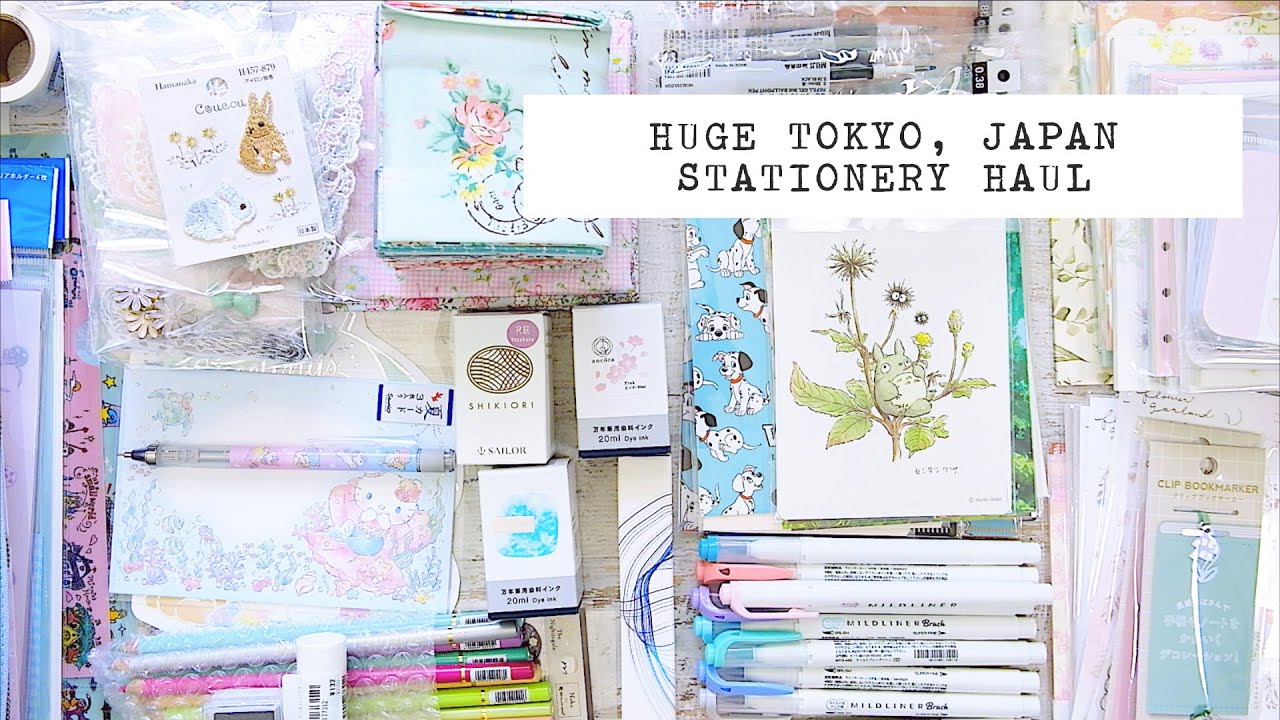 Huge Japan Stationery Haul | Itoya, Hands, Loft, Ancora, Tokyo Disney Resort