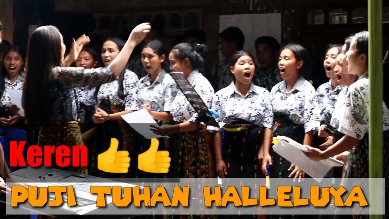 Live, Puji Tuhan Halleluya, Cipt.P.Piet Pedo, SVD, SMAK KETANG.