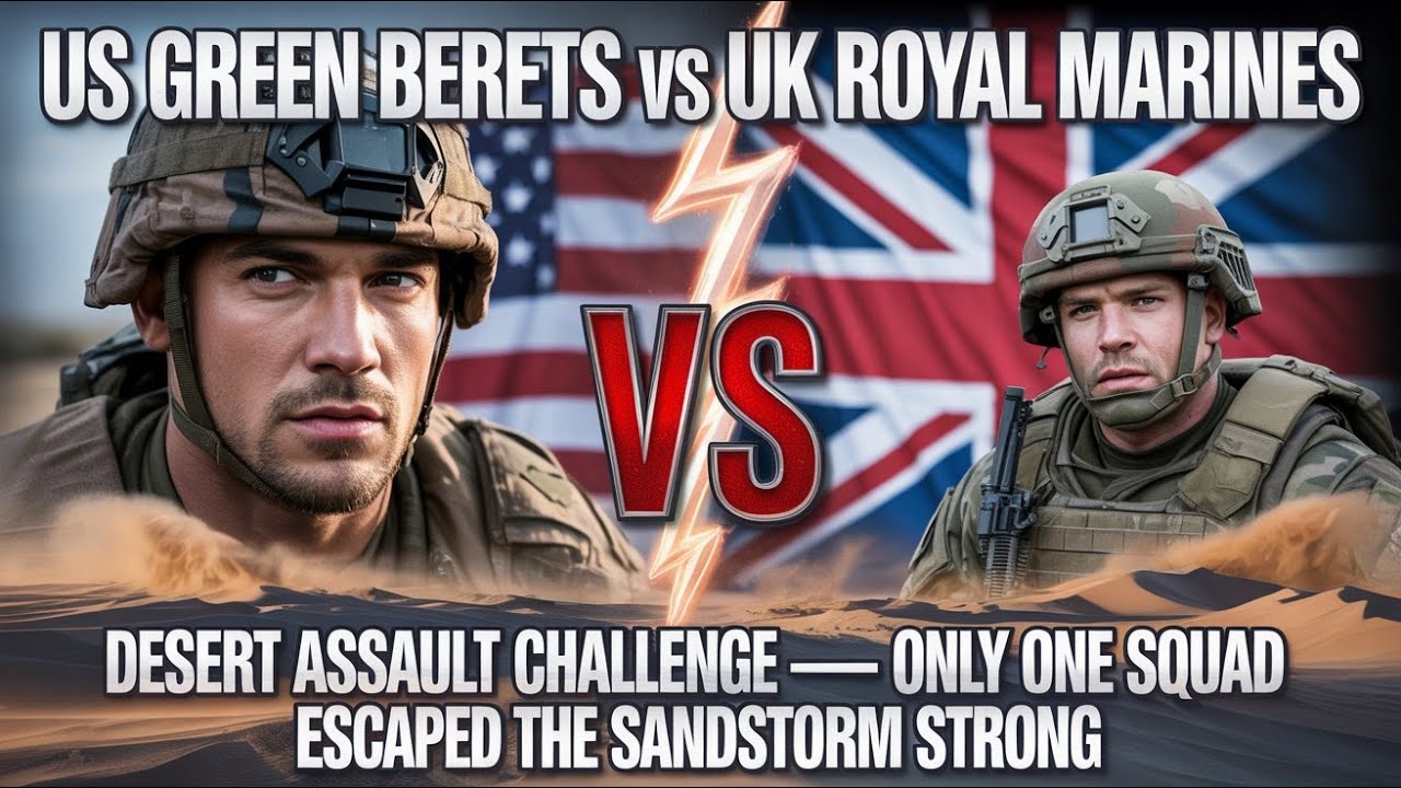 US Green Berets vs UK Royals: Desert Assault — Only One Escaped Sandstorm