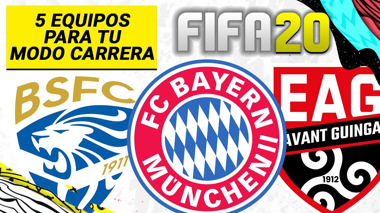 5 EQUIPAZOS PARA HACER UN MODO CARRERA INCREÍBLE FIFA 20