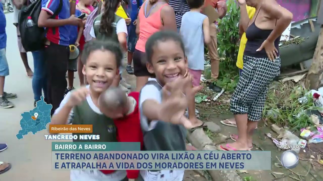 Terreno abandonado vira lixão a céu aberto e atrapalha moradores de Ribeirão das Neves, na Grande BH