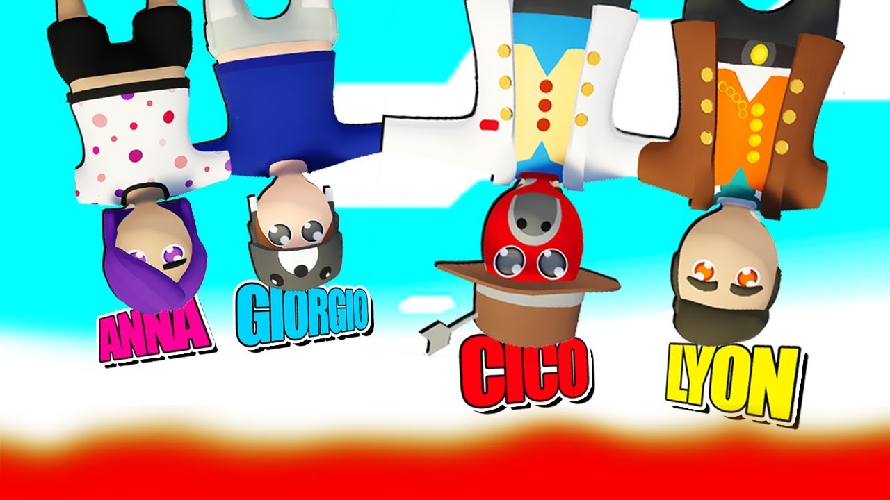 SALVO I MIEI AMICI APPESI A TESTA IN GIÙ SU HUMAN FALL FLAT!!