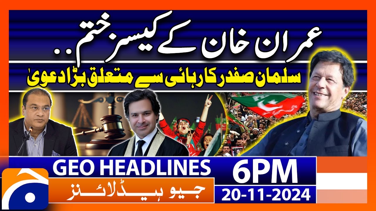 Geo News 6 PM Headlines | 20 Nov 2024