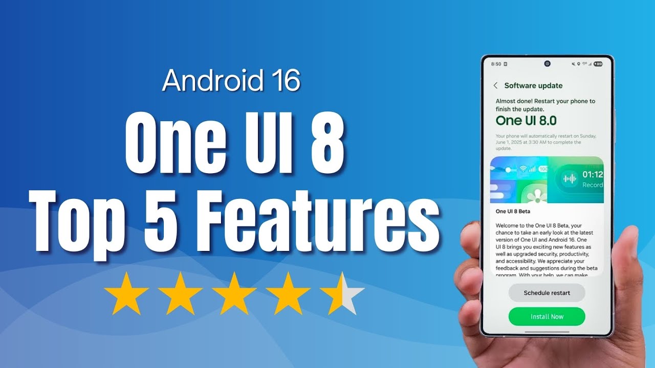 Android 16 One UI 8 Review in Tamil | Top Features, Customization & Updates Explained