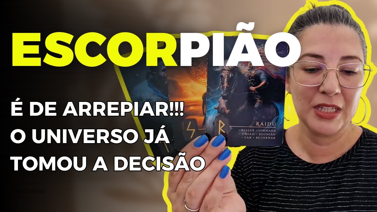 ESCORPIÃO ♏🎯 NÃO TEM MAIS VOLTA! ALGO MUDA RADICALMENTE! 💥✨