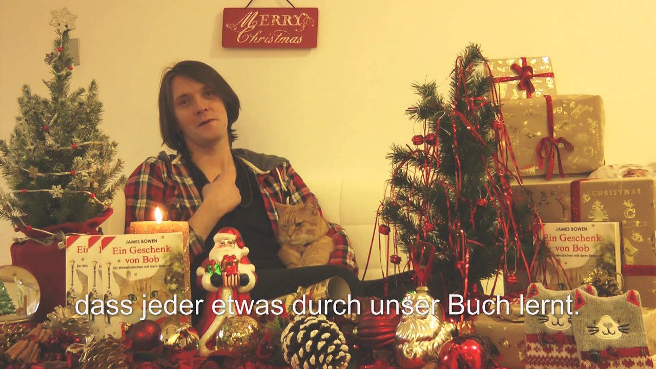 Im Weihnachts-Interview: James Bowen mit Bob