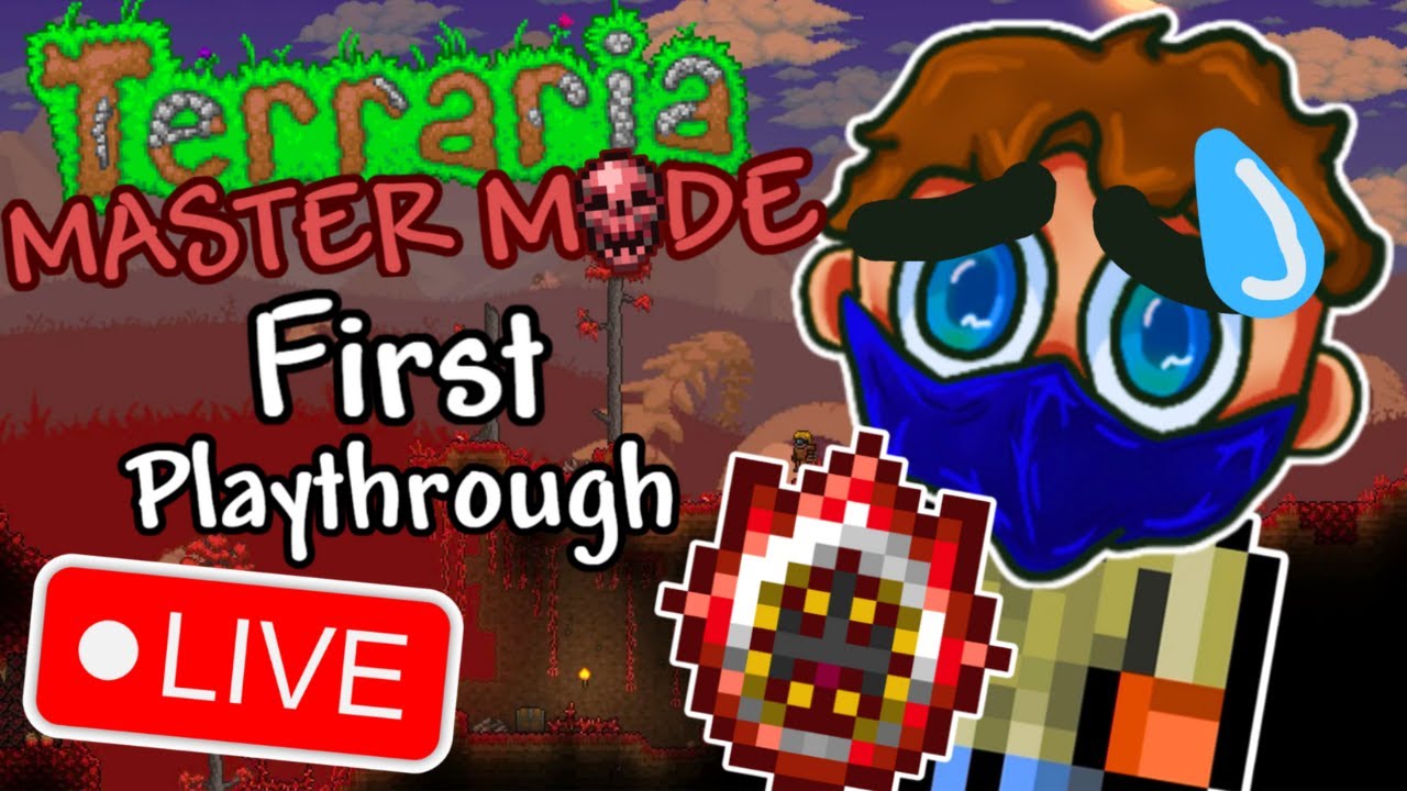 Terraria Noob Tries Master Mode! FOR THE FIRST TIME!