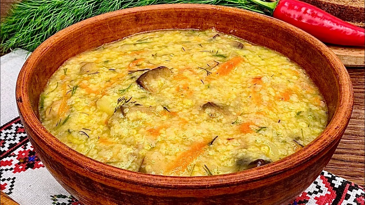 ПЕСНЫЙ КУЛИШ С ГРИБАМИ 🥣 Старинный рецепт, который заменит мясо!