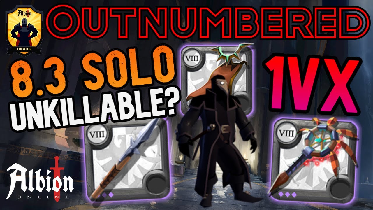 THEY THOUGHT THAT 8V1 WAS ENOUGH? 1900 IP 8.3 Solo Roam | Albion Online - Adventures of Spikey Boi