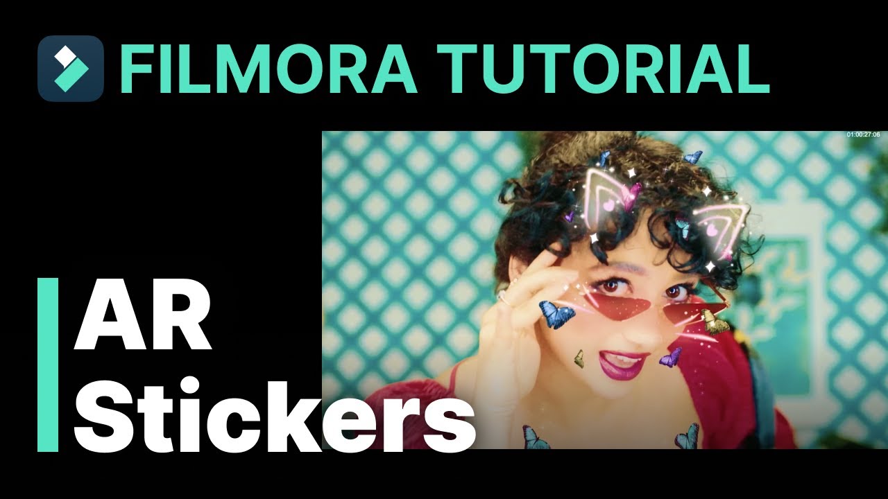 AR Stickers Filmora Tutorial