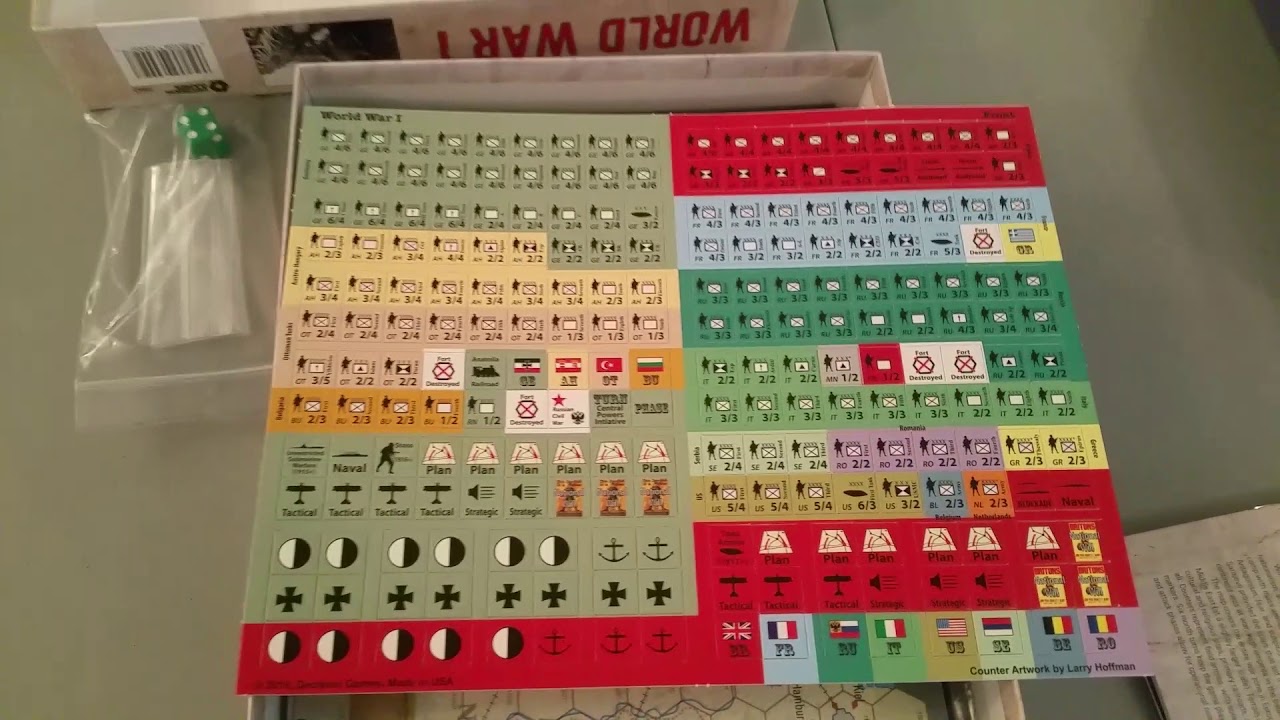 World War I Deluxe Edition by Decision Games - Unboxing