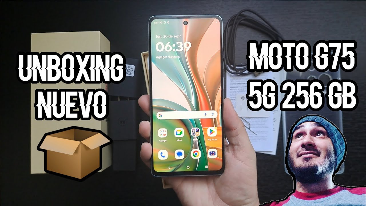 UNBOXING MOTO G75 5G 256GB VERDE SUCULENTA😎✌️