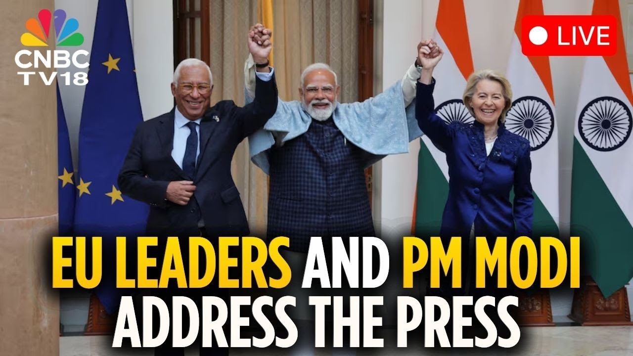 India-EU FTA Announcement LIVE | EU Leaders & PM Modi Address The Press | India-EU FTA | N18L