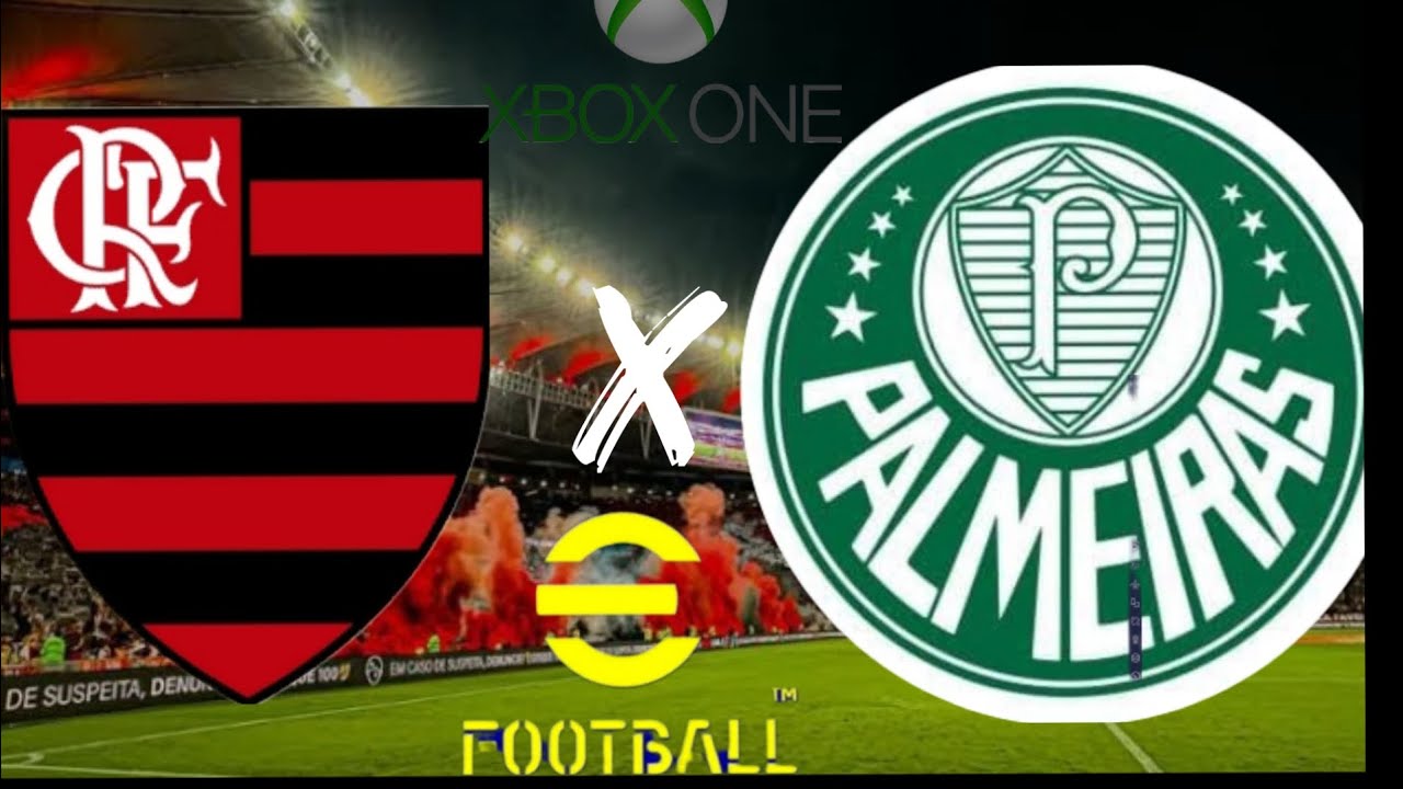 Efootball 2025- Flamengo X Palmeiras Gameplay Xbox one S