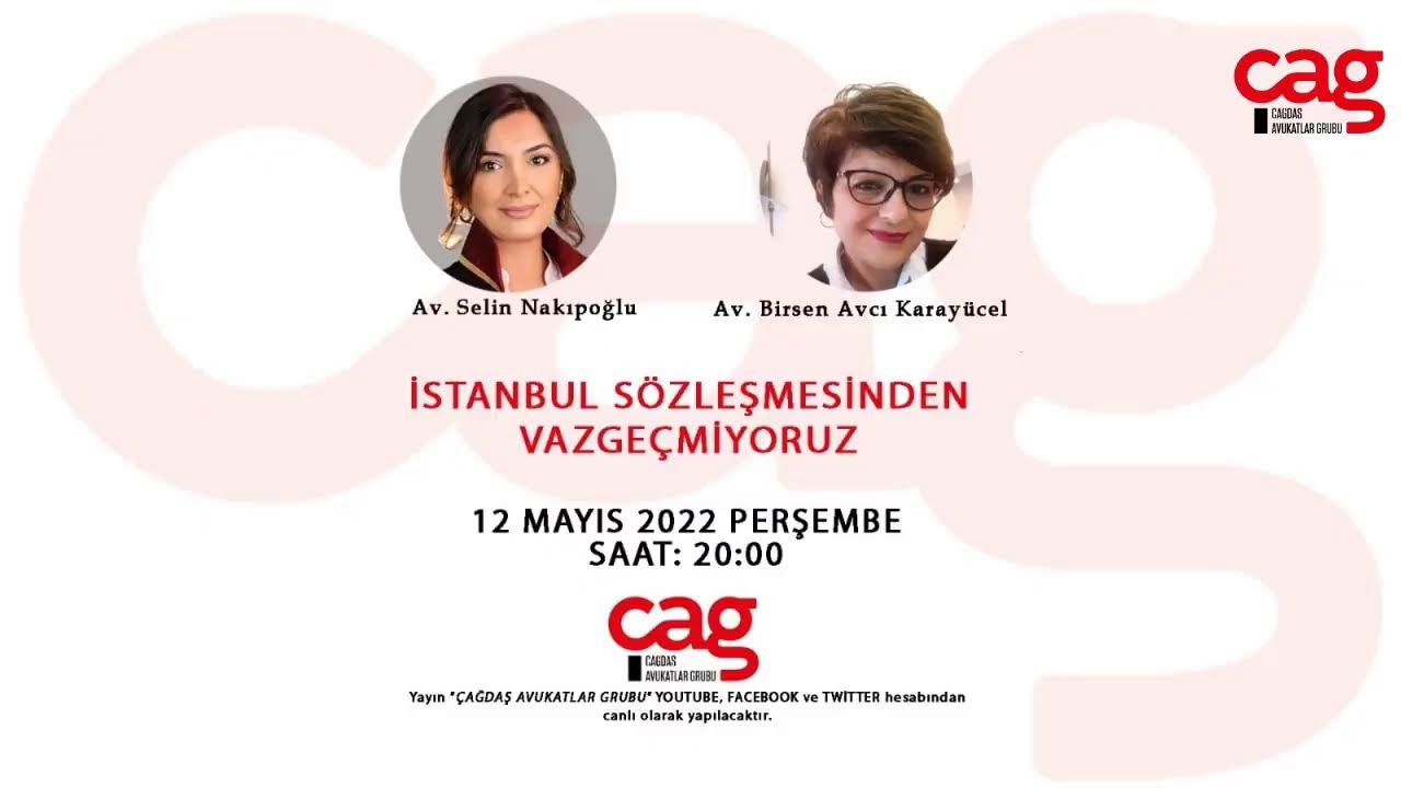 İSTANBUL SÖZLEŞMESİNDEN VAZGEÇMİYORUZ