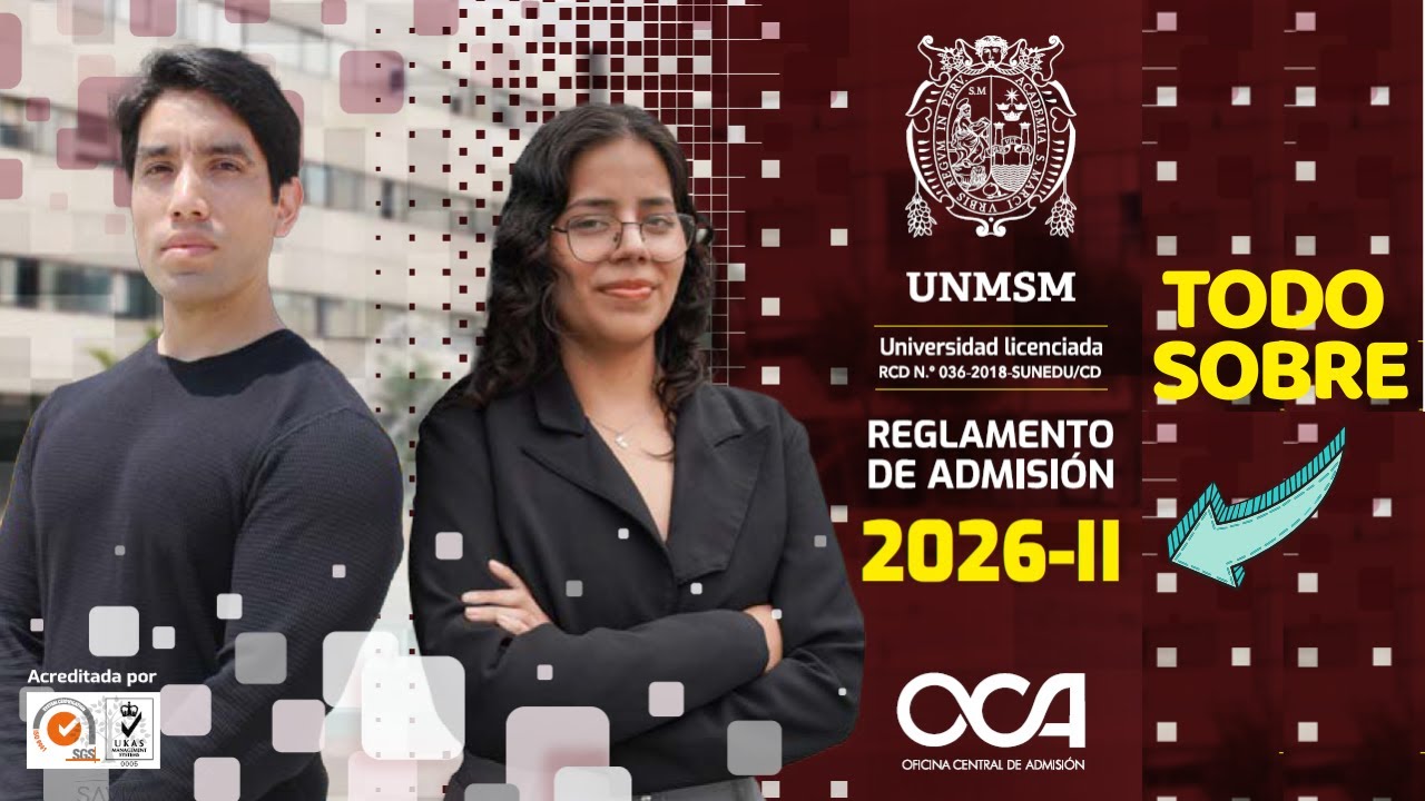 🥇 REGLAMENTO SAN MARCOS 2026-II: Cómo se INGRESA a cada ÁREA 👉 Errores que te DEJAN FUERA